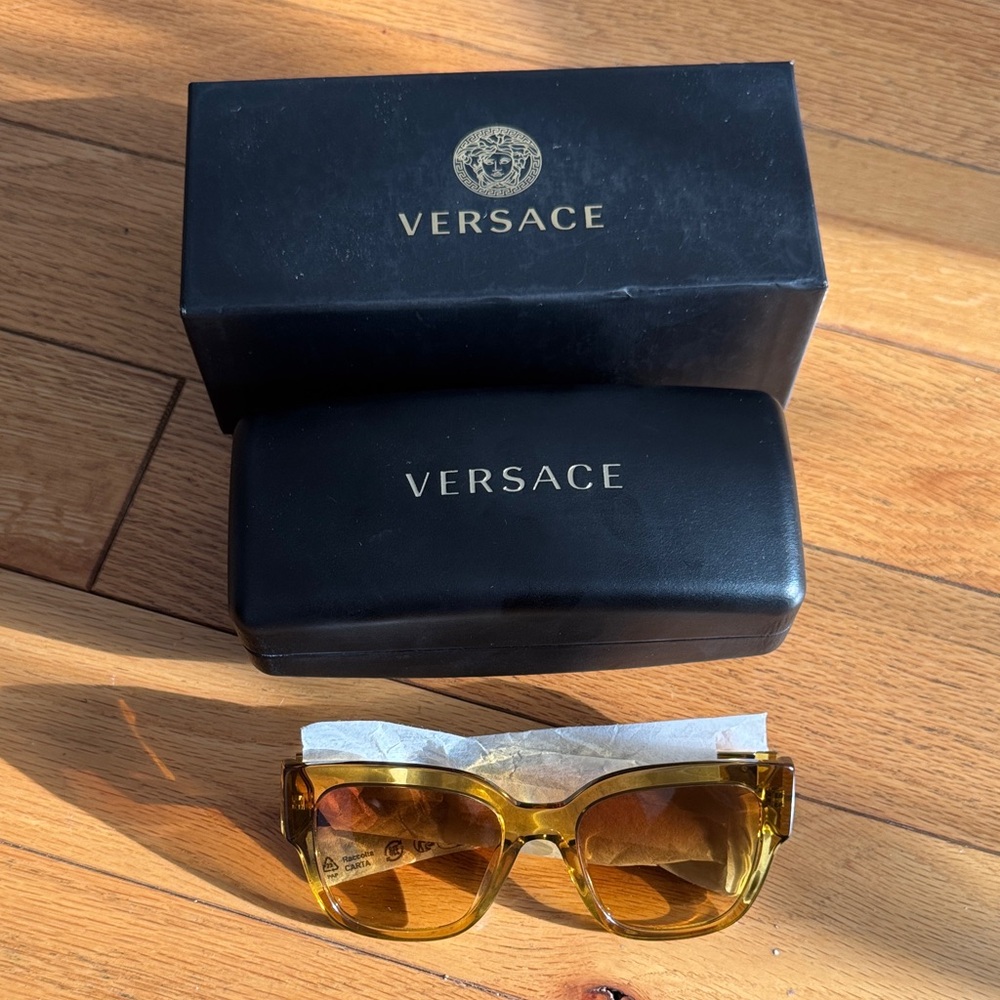 Authentic Versace Amber Sunglasses for Women